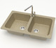 Миниатюра изображения товара Мойка кухонная Marrbaxx 20/Q5 / F020Q005 (песочный)
