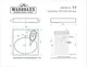 Миниатюра изображения товара Умывальник Marrbaxx Мэйси V5D1 / V005D001 (белый)