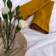 Миниатюра изображения товара Набор сервировочных салфеток ОМурМебель 50x35см с рюшами (2шт, горчичный)