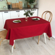 Миниатюра изображения товара Скатерть ОМурМебель 150x120см прямоугольная (красный)