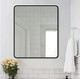 Миниатюра изображения товара Зеркало Дабл-Ю Бангкок Black 80x60 / BNK80BLACK (с подсветкой)