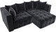 Миниатюра изображения товара Диван угловой Лига Диванов Лига-052 НПБ угол универсальный / 128800 (велюр Tower 11 темно-серый)