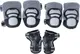 Миниатюра изображения товара Комплект защиты Tech Team Safe Fit Teens 4.0 / NN013952 (L, серый)