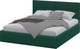 Миниатюра изображения товара Двуспальная кровать Mio Tesoro Империал 160x200 (веллум/зеленый)