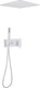 Миниатюра изображения товара Душевая система со смесителем Abber Daheim AF8221W (белый матовый)