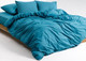 Миниатюра изображения товара Комплект постельного белья Ночь нежна Темно-бирюзовый сем 70x70 / 815