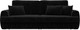 Миниатюра изображения товара Диван Лига Диванов Лига-057 НПБ / 129215 (велюр Seven 35 черный)