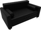 Миниатюра изображения товара Диван Лига Диванов Лига-070 / 129751 (экокожа Grifon 18 черный)