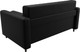Миниатюра изображения товара Диван Лига Диванов Лига-070 / 129751 (экокожа Grifon 18 черный)