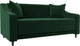 Миниатюра изображения товара Диван Лига Диванов Лига-071 / 129765 (велюр Seven 626 зеленый)