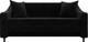 Миниатюра изображения товара Диван Лига Диванов Лига-071 / 129768 (велюр Seven 35 черный)