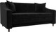 Миниатюра изображения товара Диван Лига Диванов Лига-071 / 129768 (велюр Seven 35 черный)