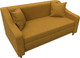 Миниатюра изображения товара Диван Лига Диванов Лига-071 / 129778 (велюр Brut 10 желтый)