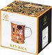 Миниатюра изображения товара Кружка Elan Gallery New Bone China Поцелуй на черном / 420728