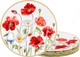 Миниатюра изображения товара Набор тарелок Elan Gallery Маки / 420316_3 (New Bone China)