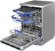 Миниатюра изображения товара Посудомоечная машина Maunfeld MWF60331S Inverter