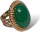 Миниатюра изображения товара Кольцо Wolves Нефрит 1516 (р.18.5)