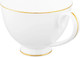 Миниатюра изображения товара Чашка с блюдцем Elan Gallery Белая с золотом / 420743 (New Bone China)