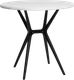 Миниатюра изображения товара Стол пластиковый GreenTerra Teori T2 (белый/черный)
