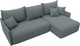 Миниатюра изображения товара Диван угловой Лига Диванов Лига-054 НПБ угол универсальный / 129024 (рогожка Амур 07 серый)