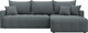 Миниатюра изображения товара Диван угловой Лига Диванов Лига-054 НПБ угол универсальный / 129024 (рогожка Амур 07 серый)