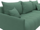 Миниатюра изображения товара Диван угловой Лига Диванов Лига-054 НПБ угол универсальный / 129026 (рогожка Амур 11 зеленый)