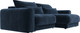 Миниатюра изображения товара Диван угловой Лига Диванов Лига-056 НПБ угол универсальный / 129151 (велюр Tower 13 синий)
