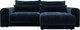 Миниатюра изображения товара Диван угловой Лига Диванов Лига-056 НПБ угол универсальный / 129151 (велюр Tower 13 синий)