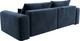 Миниатюра изображения товара Диван угловой Лига Диванов Лига-056 НПБ угол универсальный / 129151 (велюр Tower 13 синий)