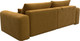 Миниатюра изображения товара Диван угловой Лига Диванов Лига-056 НПБ угол универсальный / 129158 (велюр Brut 10 желтый)