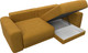 Миниатюра изображения товара Диван угловой Лига Диванов Лига-056 НПБ угол универсальный / 129158 (велюр Brut 10 желтый)
