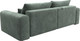 Миниатюра изображения товара Диван угловой Лига Диванов Лига-056 НПБ угол универсальный / 129160 (велюр Brut 08 зеленый)