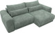 Миниатюра изображения товара Диван угловой Лига Диванов Лига-056 НПБ угол универсальный / 129160 (велюр Brut 08 зеленый)