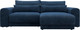 Миниатюра изображения товара Диван угловой Лига Диванов Лига-056 НПБ угол универсальный / 129161 (велюр Brut 11 синий)