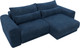Миниатюра изображения товара Диван угловой Лига Диванов Лига-056 НПБ угол универсальный / 129161 (велюр Brut 11 синий)