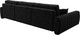 Миниатюра изображения товара Диван угловой Лига Диванов Лига-057 НПБ Лонг угол левый / 129302L (велюр Seven 35 черный)