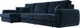Миниатюра изображения товара Диван угловой Лига Диванов Лига-057 НПБ Лонг угол левый / 129305L (велюр Tower 13 синий)