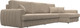 Миниатюра изображения товара Диван угловой Лига Диванов Лига-057 НПБ Лонг угол правый / 129297 (велюр Seven 729 бежевый)