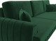 Миниатюра изображения товара Диван угловой Лига Диванов Лига-057 НПБ Лонг угол правый / 129299 (велюр Seven 626 зеленый)