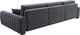 Миниатюра изображения товара Диван угловой Лига Диванов Лига-057 НПБ Лонг угол правый / 129300 (велюр Seven 17 серый)
