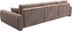 Миниатюра изображения товара Диван угловой Лига Диванов Лига-057 НПБ Лонг угол правый / 129304 (велюр Tower 05 бежевый)