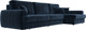 Миниатюра изображения товара Диван угловой Лига Диванов Лига-057 НПБ Лонг угол правый / 129305 (велюр Tower 13 синий)