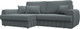 Миниатюра изображения товара Диван угловой Лига Диванов Лига-057 НПБ угол левый / 129265L (рогожка Амур 07 серый)