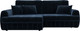 Миниатюра изображения товара Диван угловой Лига Диванов Лига-057 НПБ угол левый / 129276L (велюр Tower 13 синий)