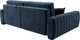 Миниатюра изображения товара Диван угловой Лига Диванов Лига-057 НПБ угол левый / 129276L (велюр Tower 13 синий)