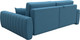 Миниатюра изображения товара Диван угловой Лига Диванов Лига-057 НПБ угол правый / 129266 (рогожка Амур 10 голубой)