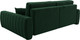 Миниатюра изображения товара Диван угловой Лига Диванов Лига-057 НПБ угол правый / 129270 (велюр Seven 626 зеленый)
