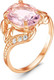 Миниатюра изображения товара Кольцо Wolves Розовая мечта 1704 (р.22)