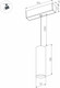 Миниатюра изображения товара Трековый светильник Arlight MAG-SPOT-HANG-45-R50-7W Day4000 BK 24deg 24V / 027008