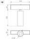 Миниатюра изображения товара Трековый светильник Arlight MAG-SPOT-45-R85-12W Warm3000 WH 36deg 24V / 033426